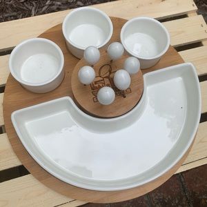 Super Bowl 50th Appetizer Server Dish-ware Dish